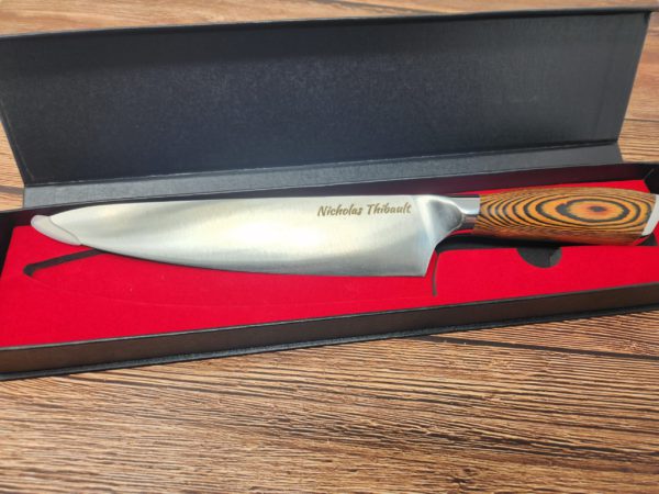 Custom Etched Chefs Knife - Image 10