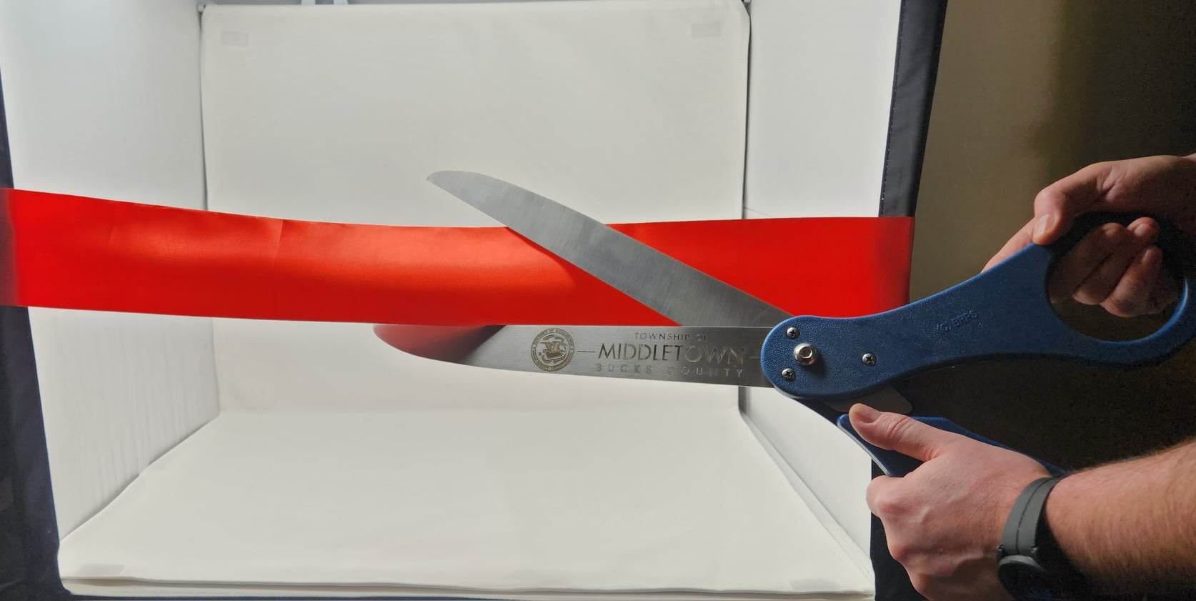 Large Ceremonial Scissors Custom Engraved / Ribbon Cutting / Grand