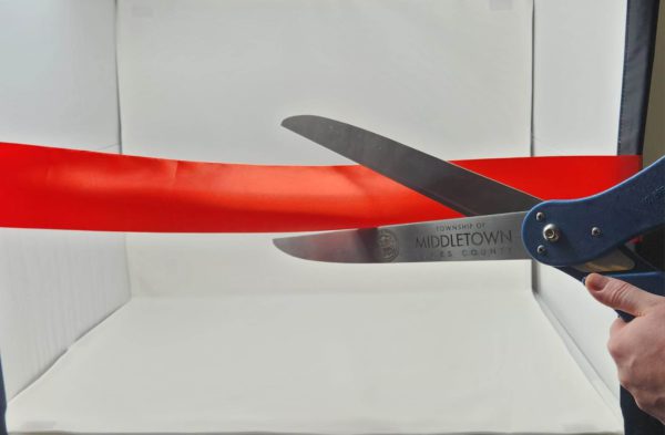 Large Ceremonial Scissors Custom Engraved / Ribbon Cutting / Grand opening / Store / Business - Image 4