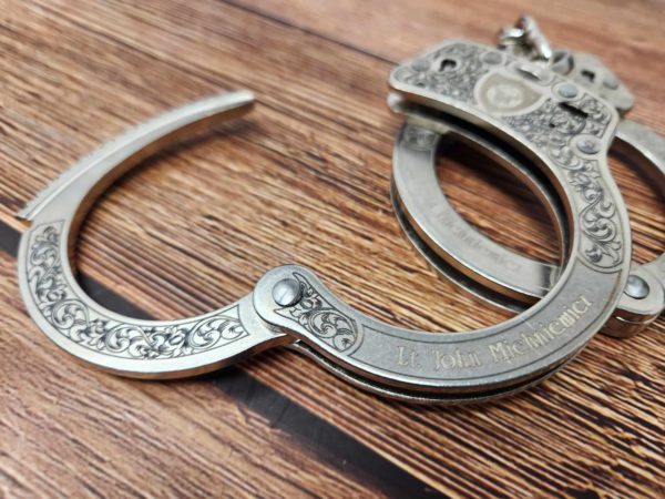 Custom engraved handcuffs / police / law enforcement / restraints - Image 2