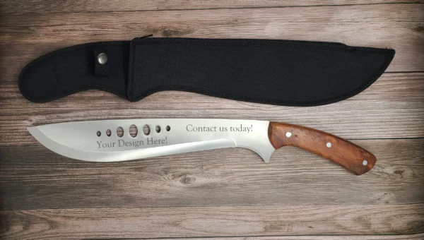 Custom Engraved Hunting Machete / Book of Eli / High Carbon Stainless Hunting Machete / personalized / etched