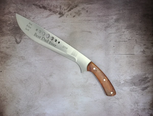 Custom Engraved Hunting Machete / Book of Eli / High Carbon Stainless Hunting Machete / personalized / etched - Image 2